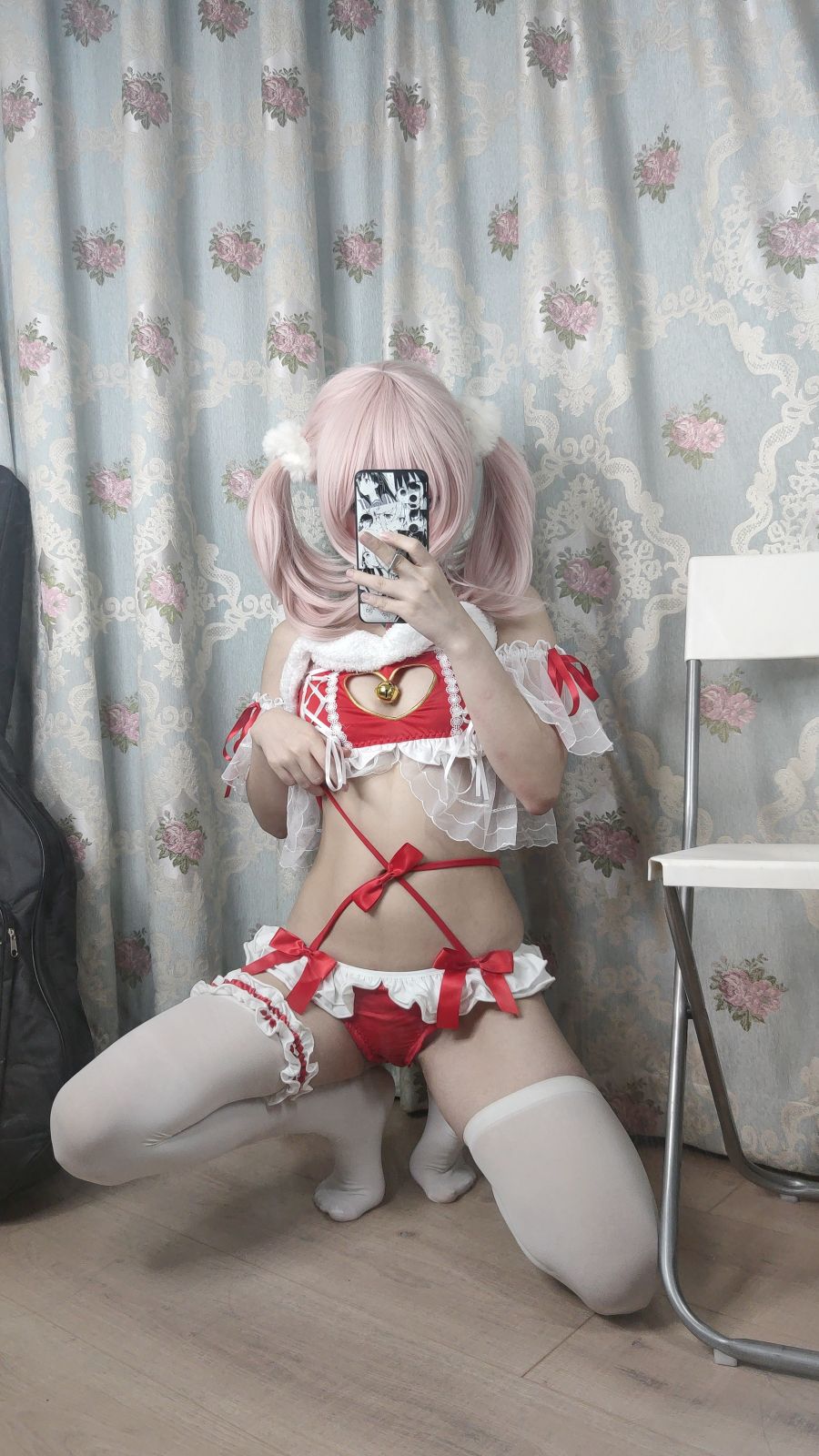 神沢永莉---平安夜红色分体式-04-03-2