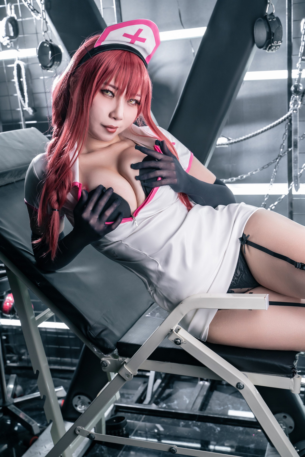 Cosplay-小琪Aki-Dark-Nurse-11-16