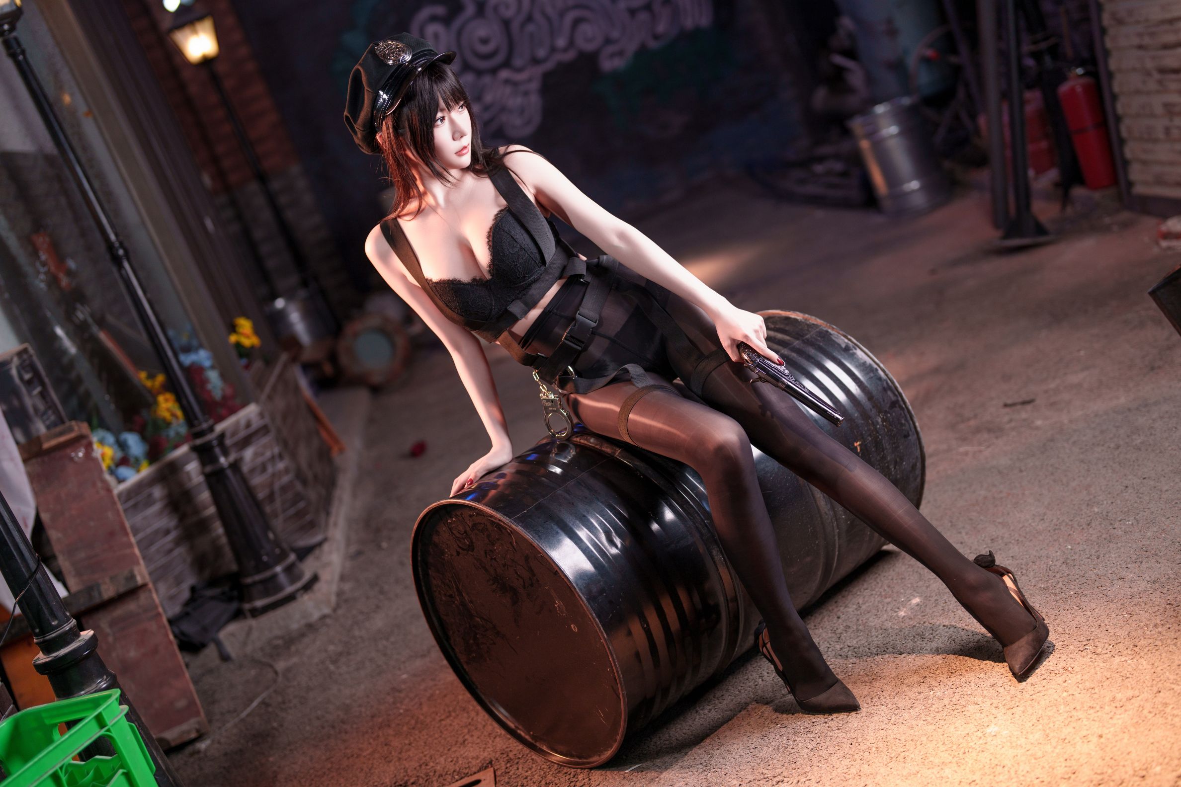 香草喵露露---2023年11月舰长-女警40P1V-154GB-08-17