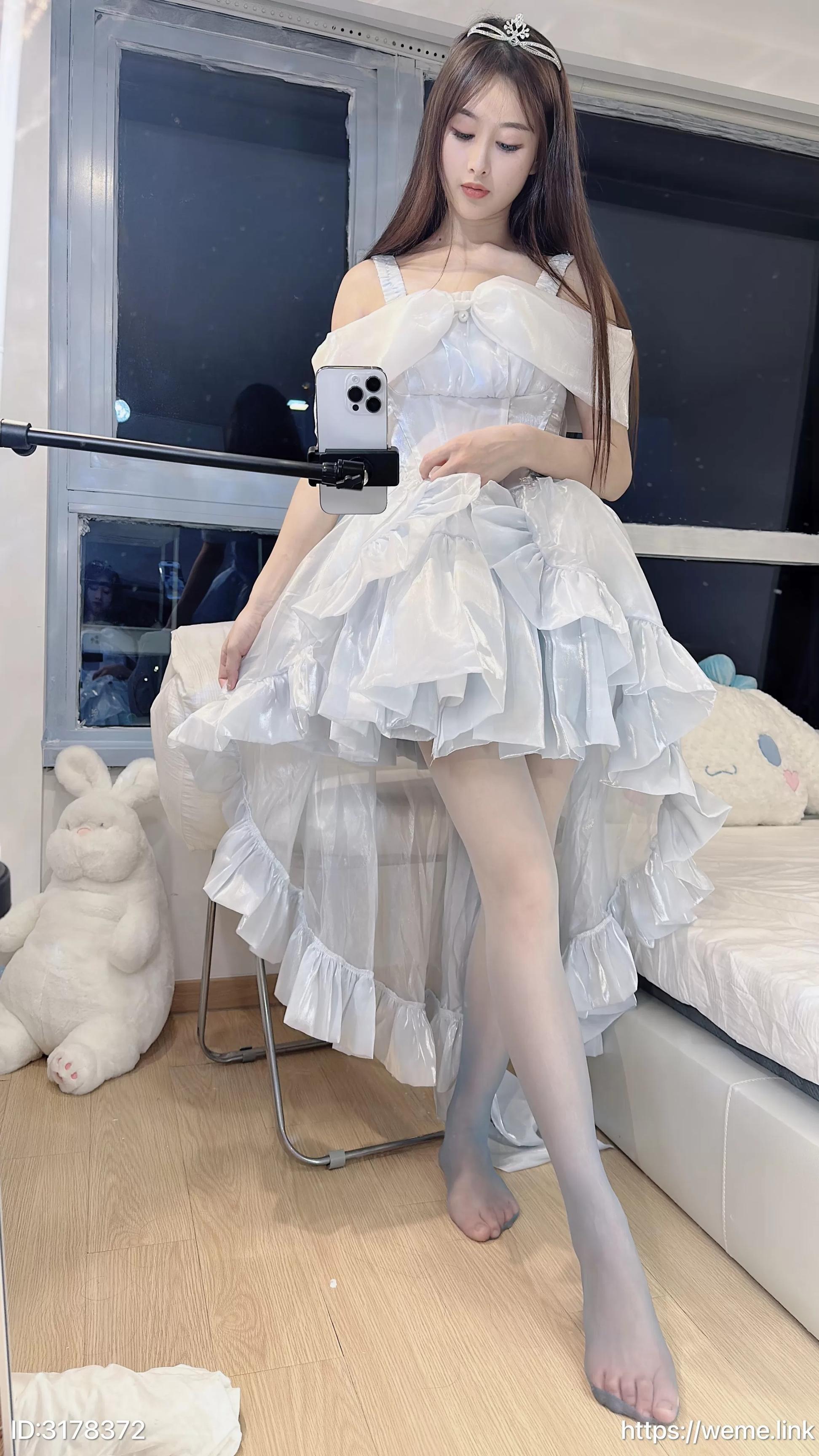 小萌子--NO016-渐变蓝丝袜53P49MB-08-17