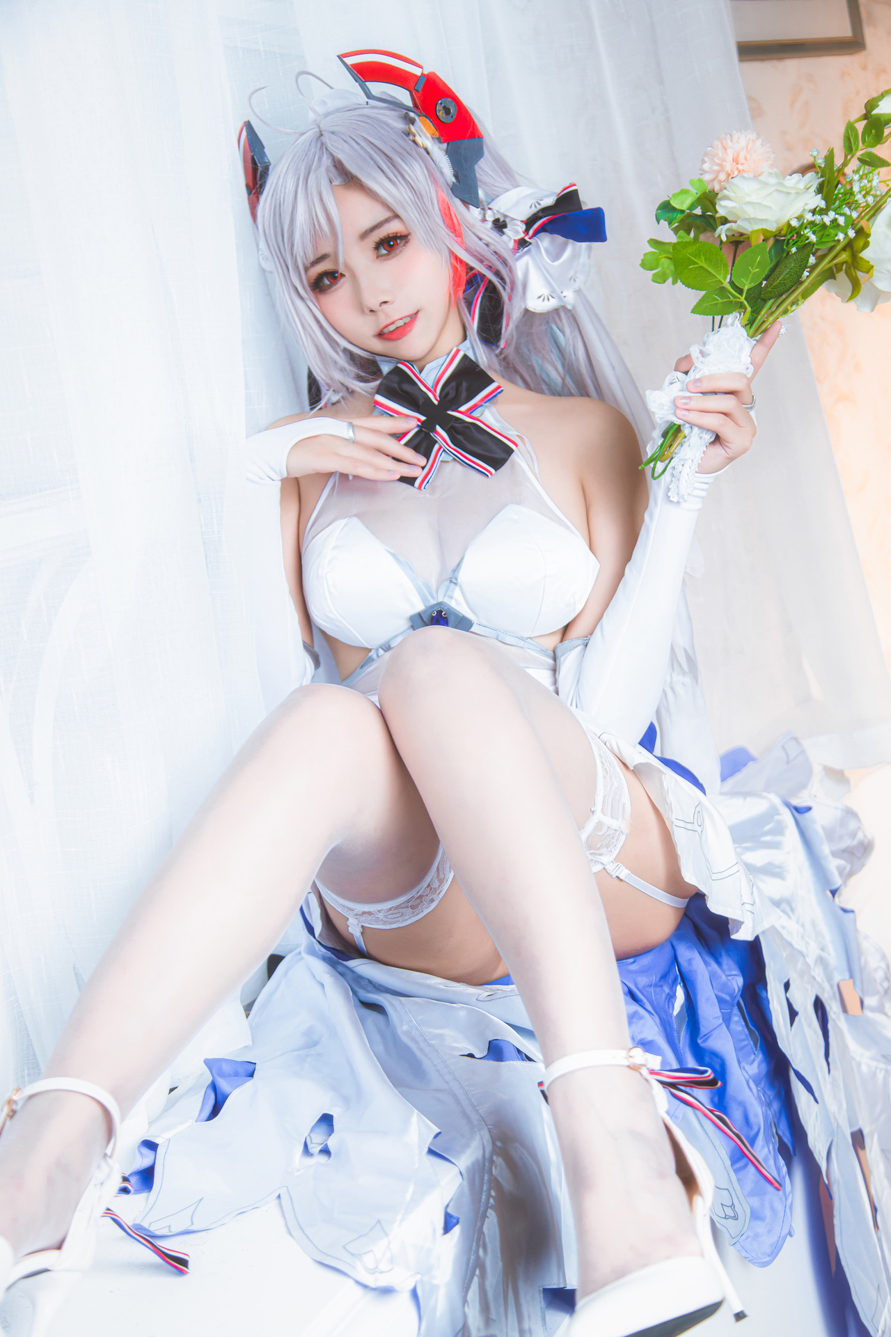 Momoko葵葵-Prinz-Eugen-欧根亲王-花嫁-Bride-Ver-09-23