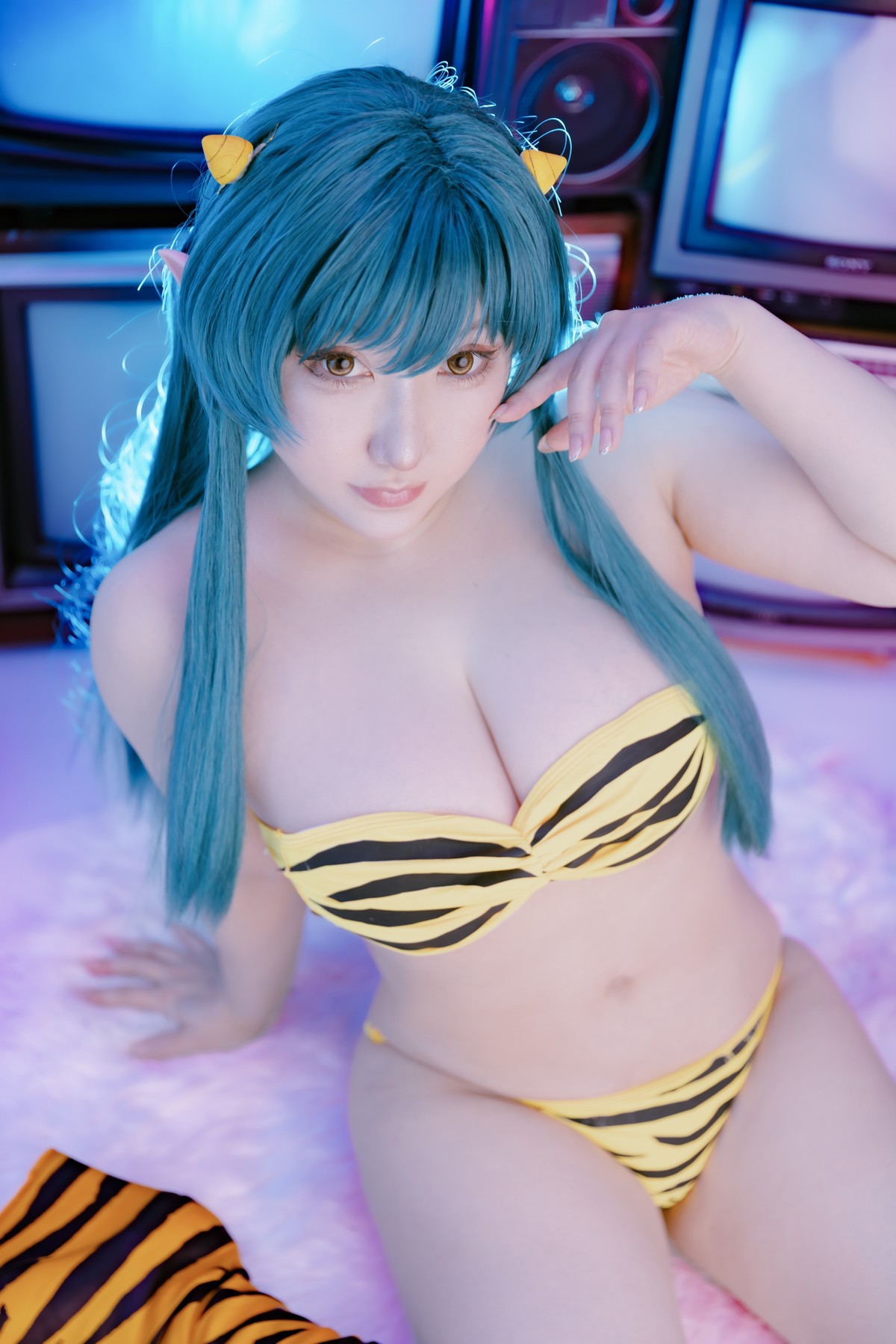 Cosplay-SAKUサク-Lum-ラム-うる星やつら-Set03-02-09