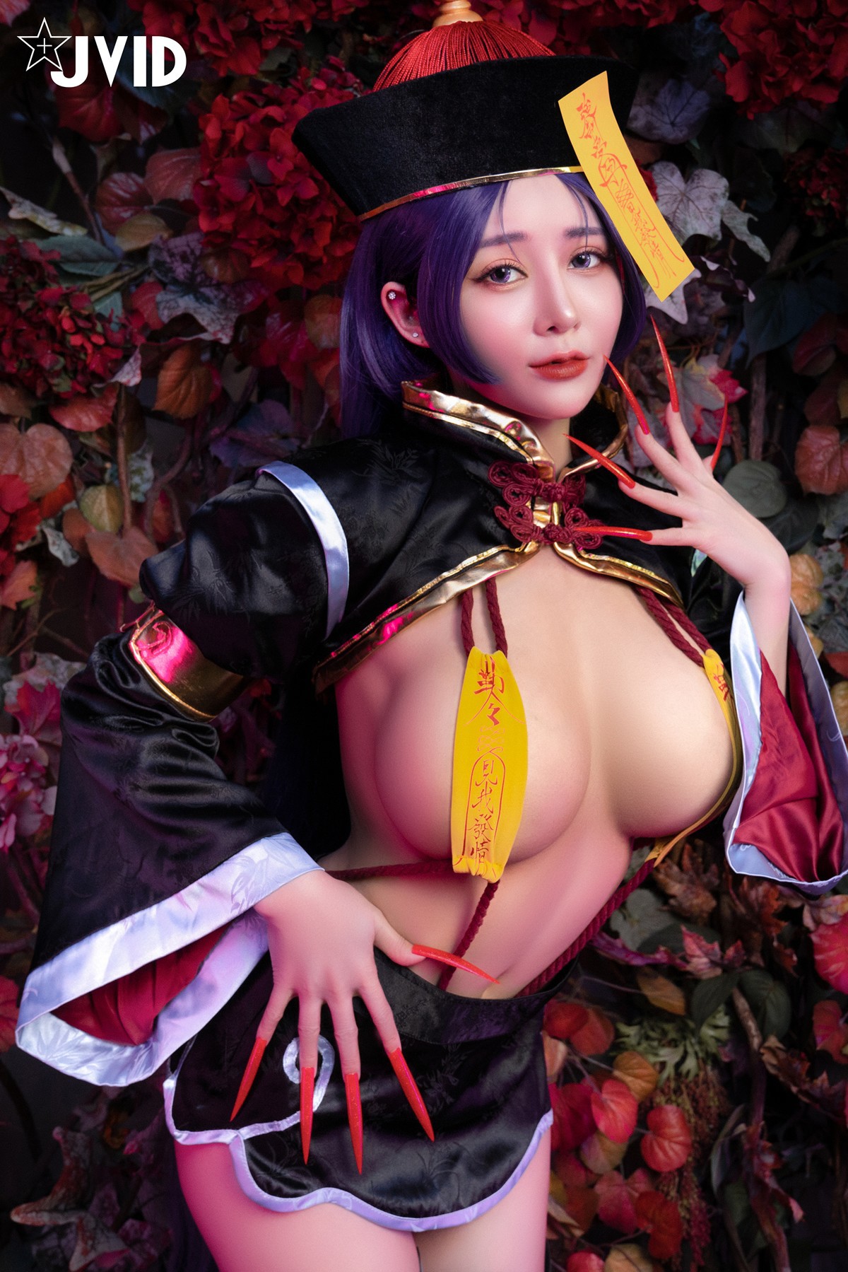 菰蒲風動縱斜影殭屍奶光安希膣得液滿見我發情香希趕屍霊幻道士-X-最胸妖怪キョンシー-Zombie-sex-folklore-Set01-08-18