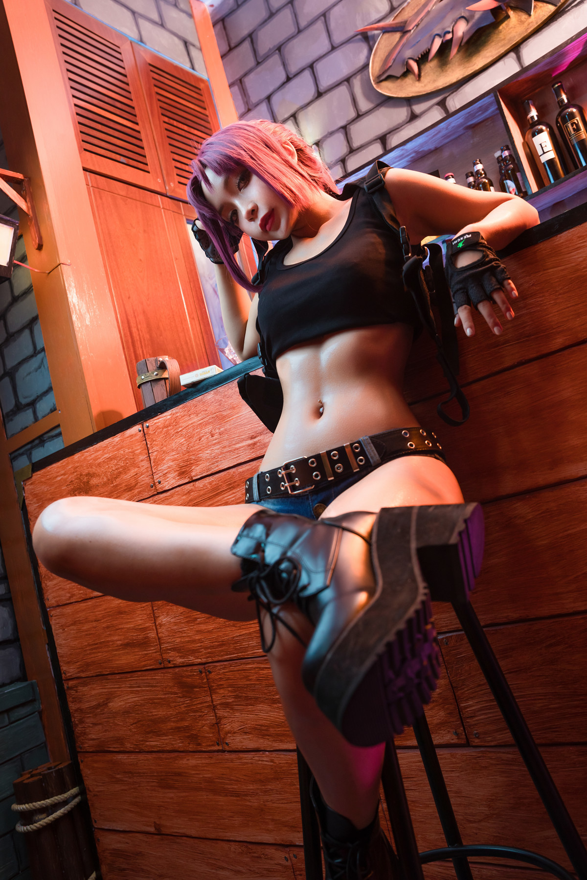Cosplay-UmekoJ-Revy-Black-Lagoon-08-18