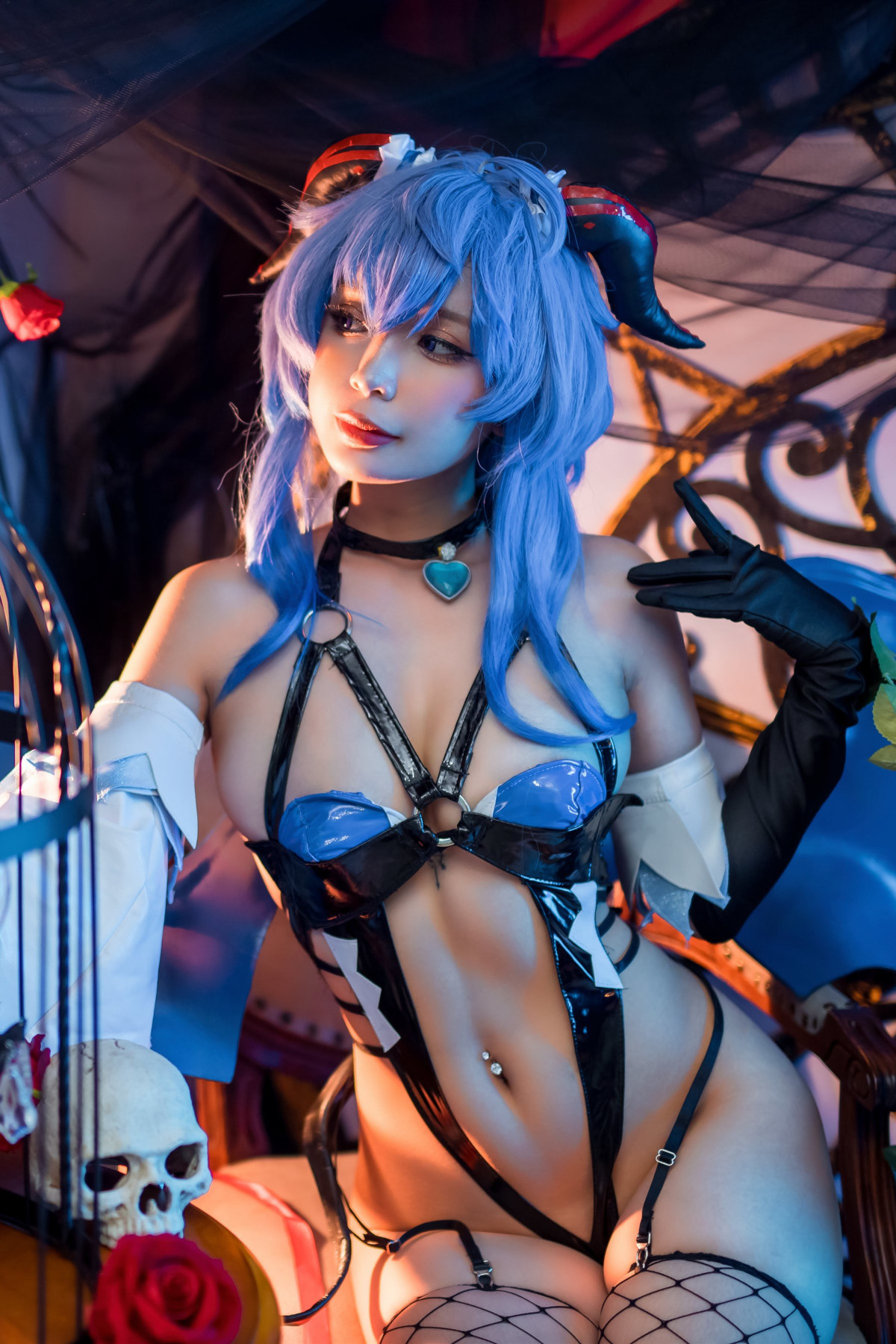 Cosplay-UmekoJ-Ganyu-Succubus-Set01-01-08