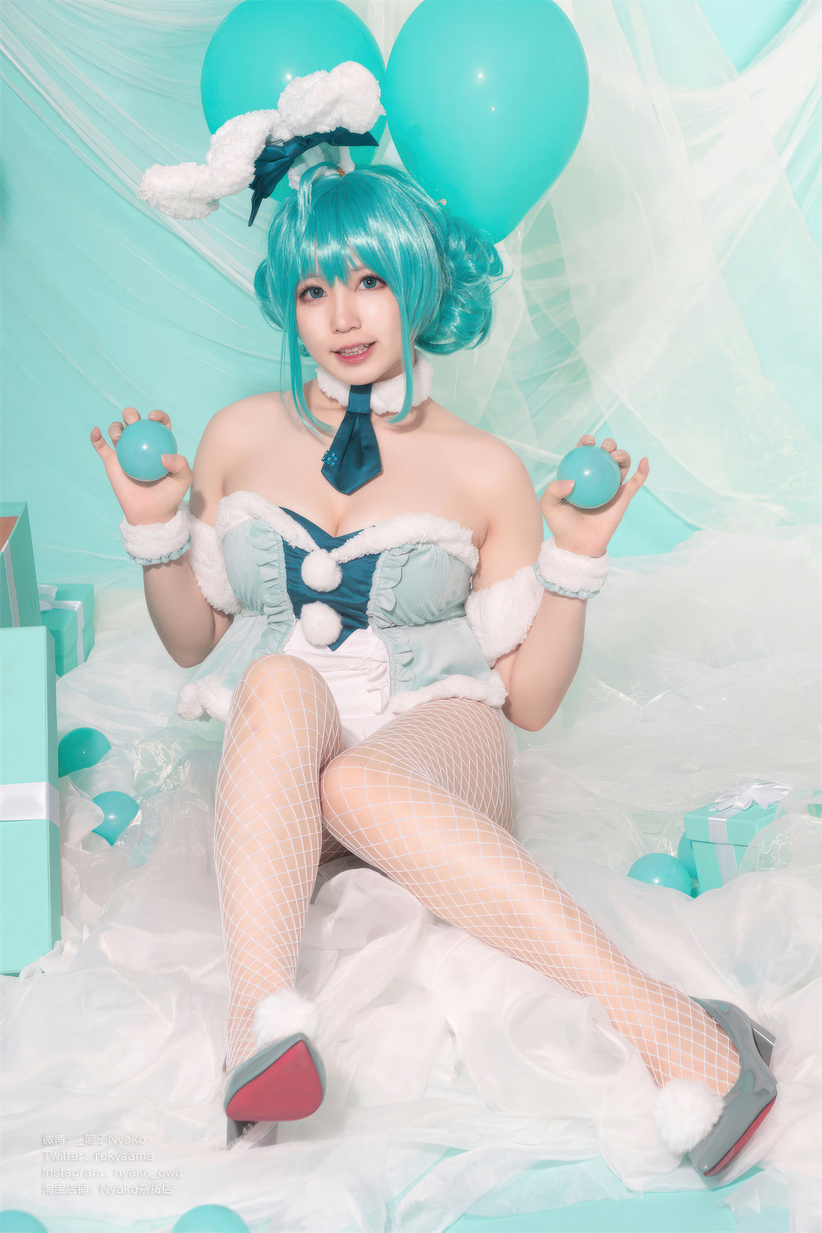 Cosplay-Nyako喵子-初音白兔-04-20