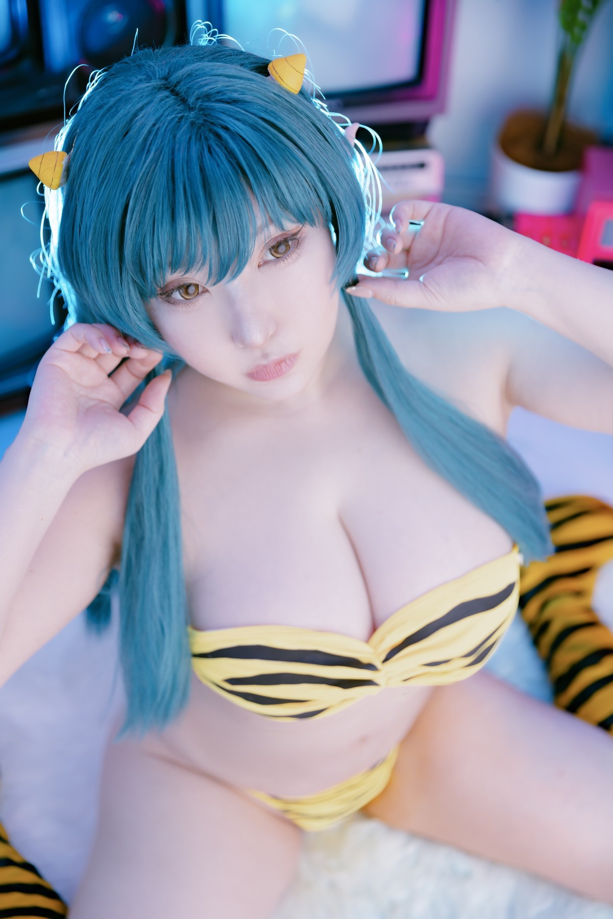 Cosplay-SAKUサク-Lum-ラム-うる星やつら-Set03-02-09
