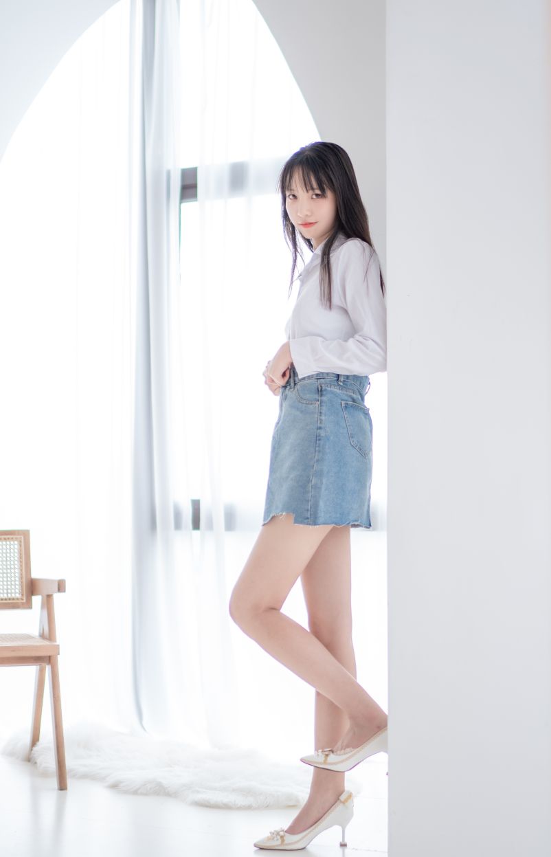 西瓜murmure西瓜少女-2021-04-29-牛仔裙-125P1V-12-19