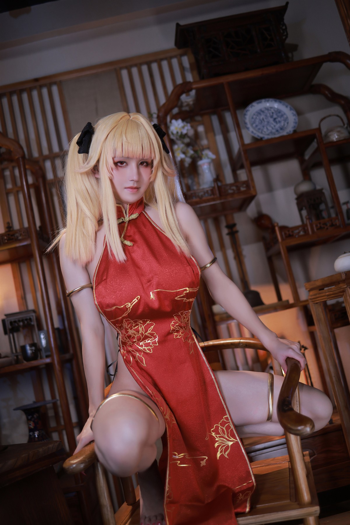 Cosplay-桜满三时-萌姬联合-旗袍-09-28