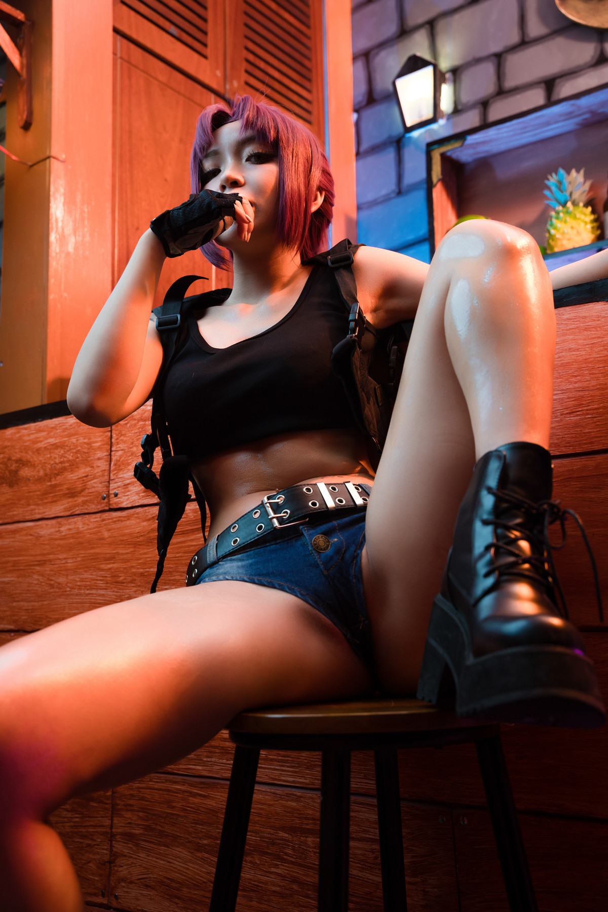 Cosplay-UmekoJ-Revy-Black-Lagoon-08-18