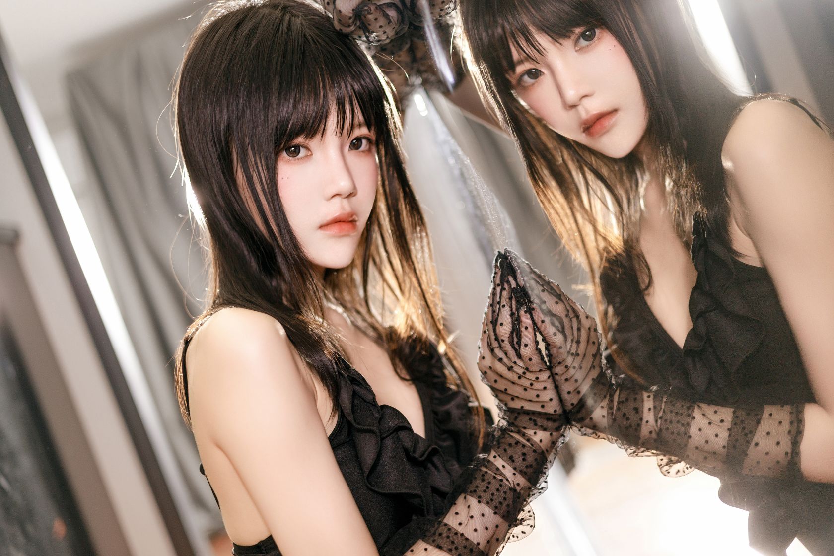 桜桃喵-2023年12月-银色高跟鞋-03-12