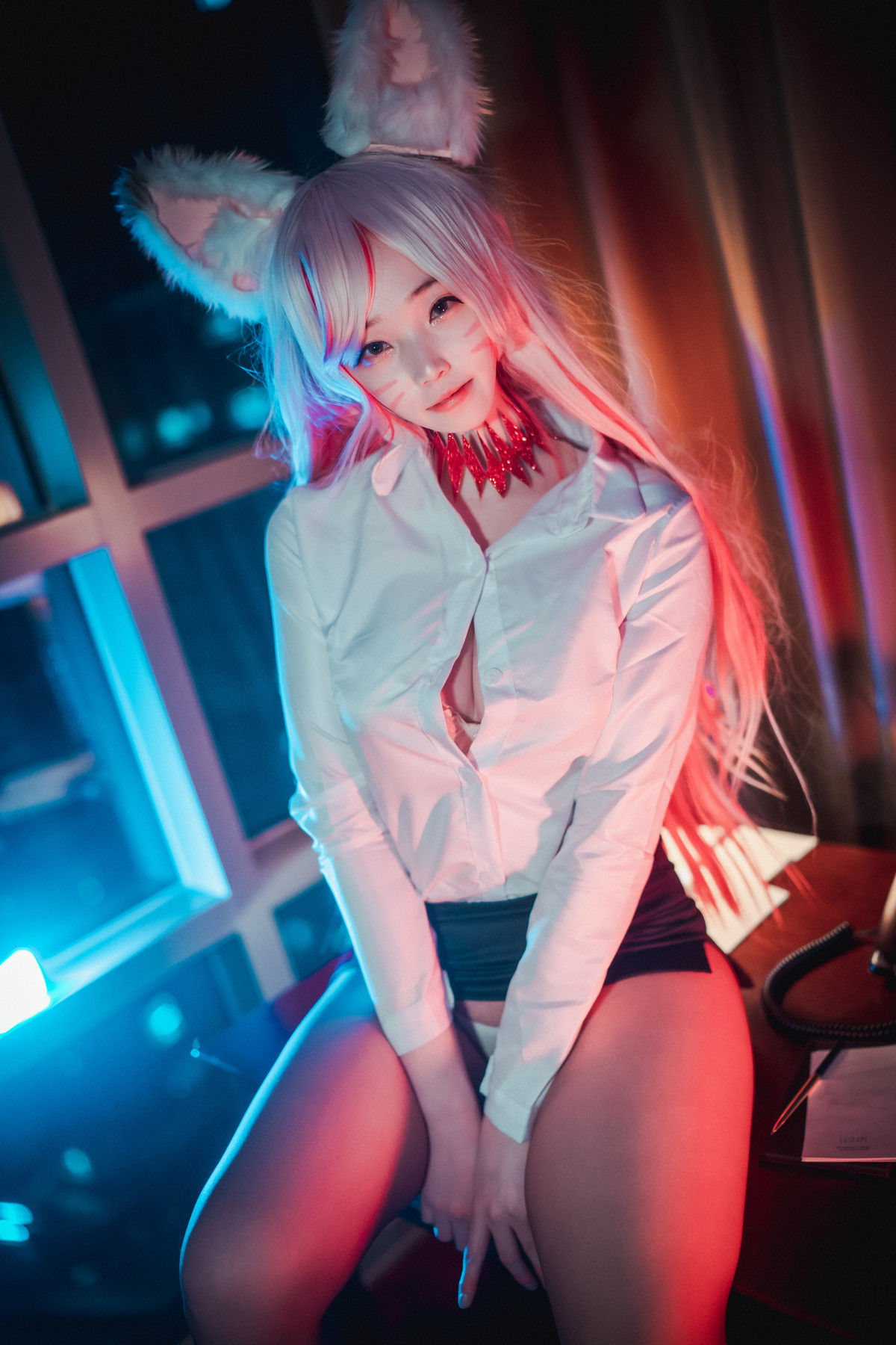 Bambi-밤비-DJAWA-Kumiho-in-the-Office-Set01-03-24