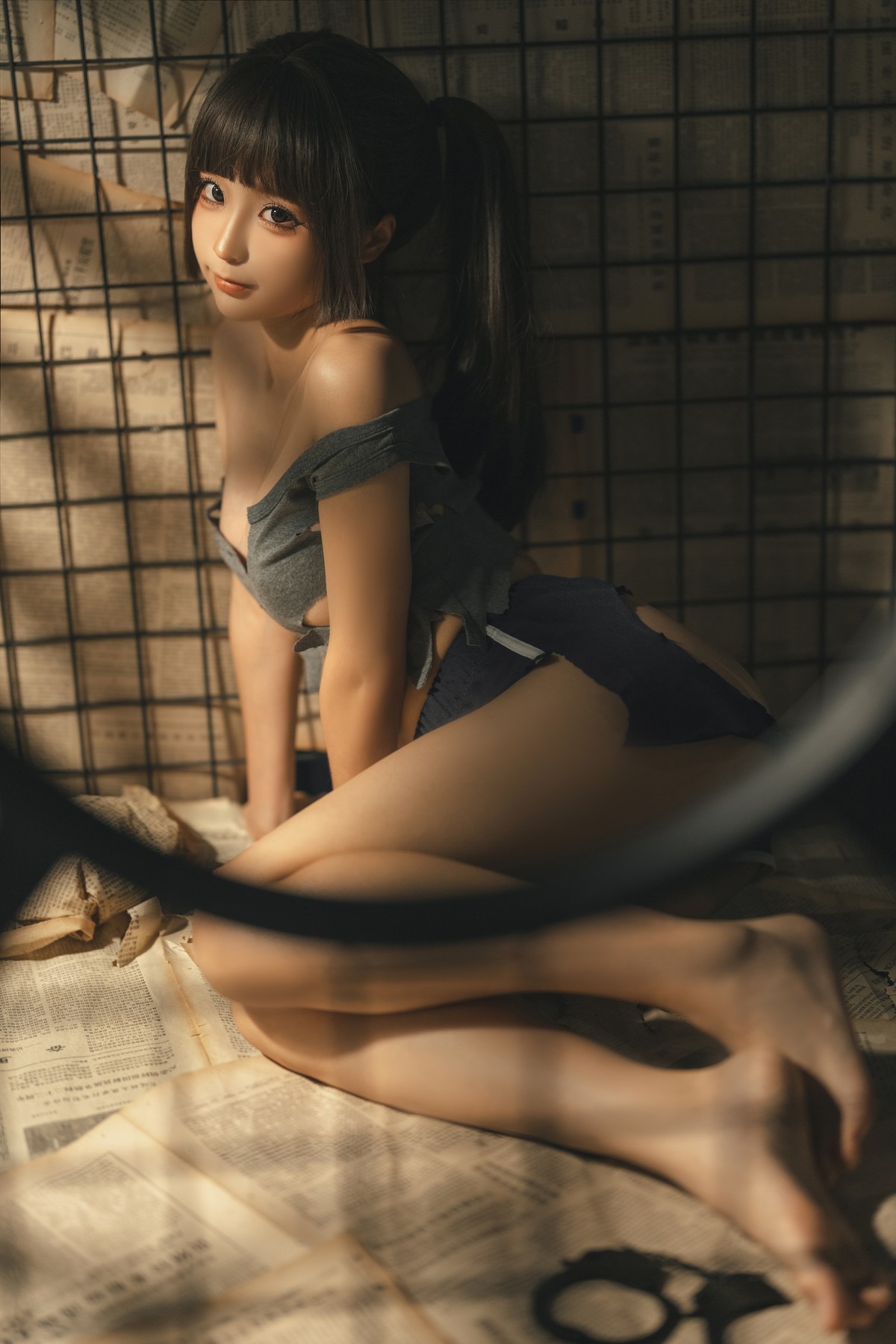 蠢沫沫-Cosplay-审讯-Trial-12-01